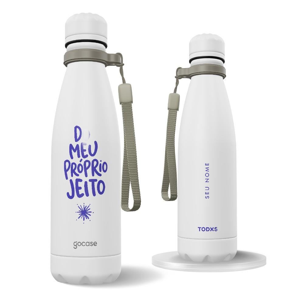 Garrafa Térmica Urban + Ebook - Todxs - Do Meu Próprio Jeito