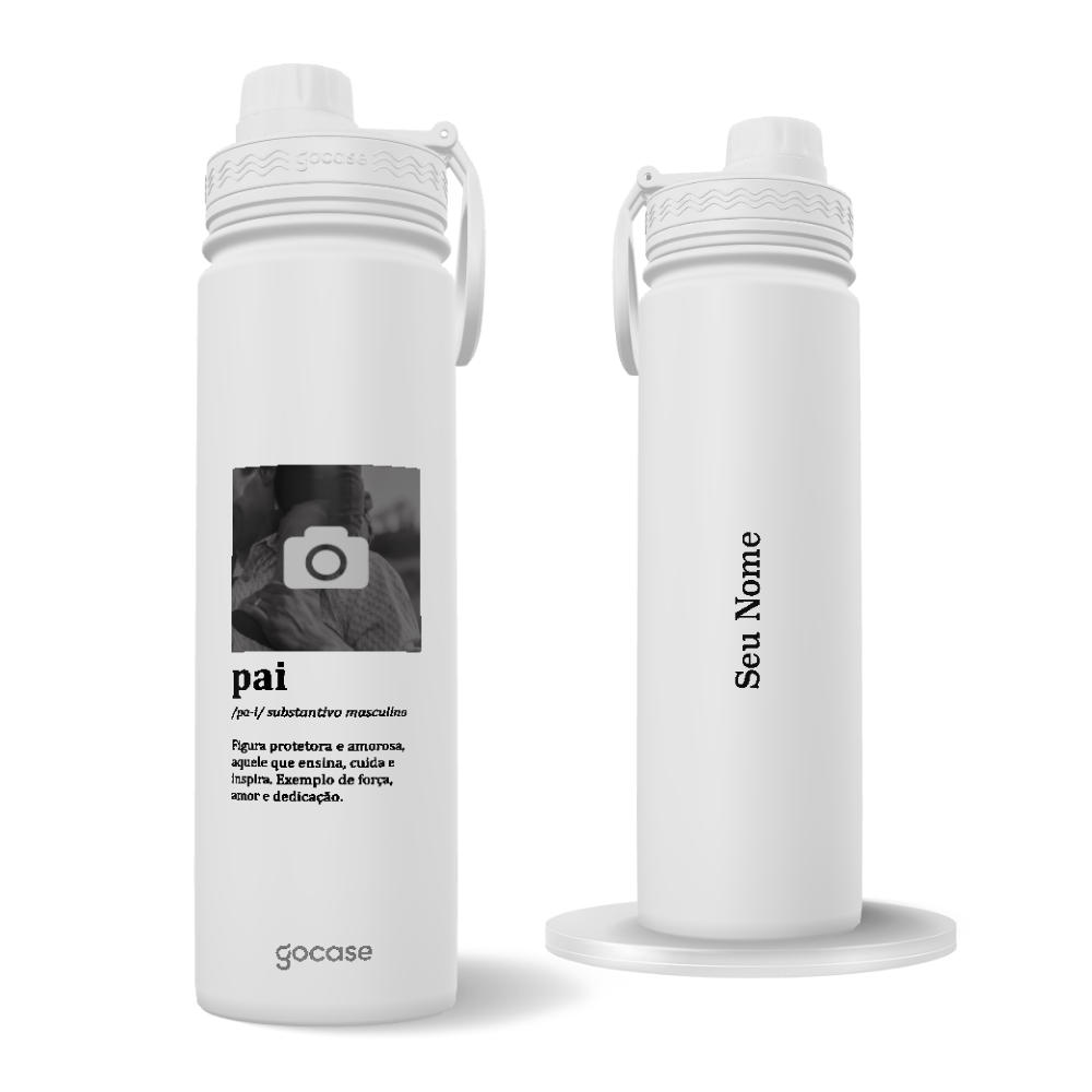 Garrafa Térmica Fresh + Ebook - Pai Significado Garrafa Térmica Fresh + Ebook - Pai Significado