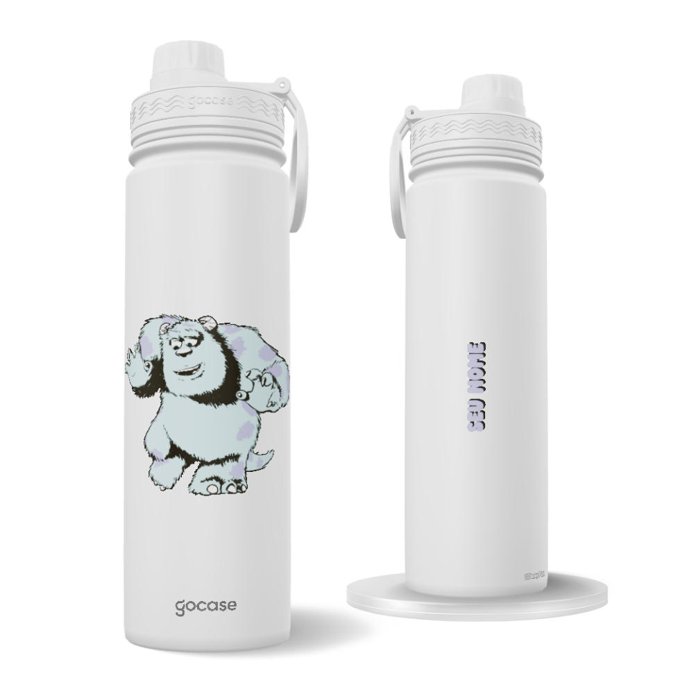 Garrafa Térmica Fresh + Ebook - Monstros S.A. - Sulley