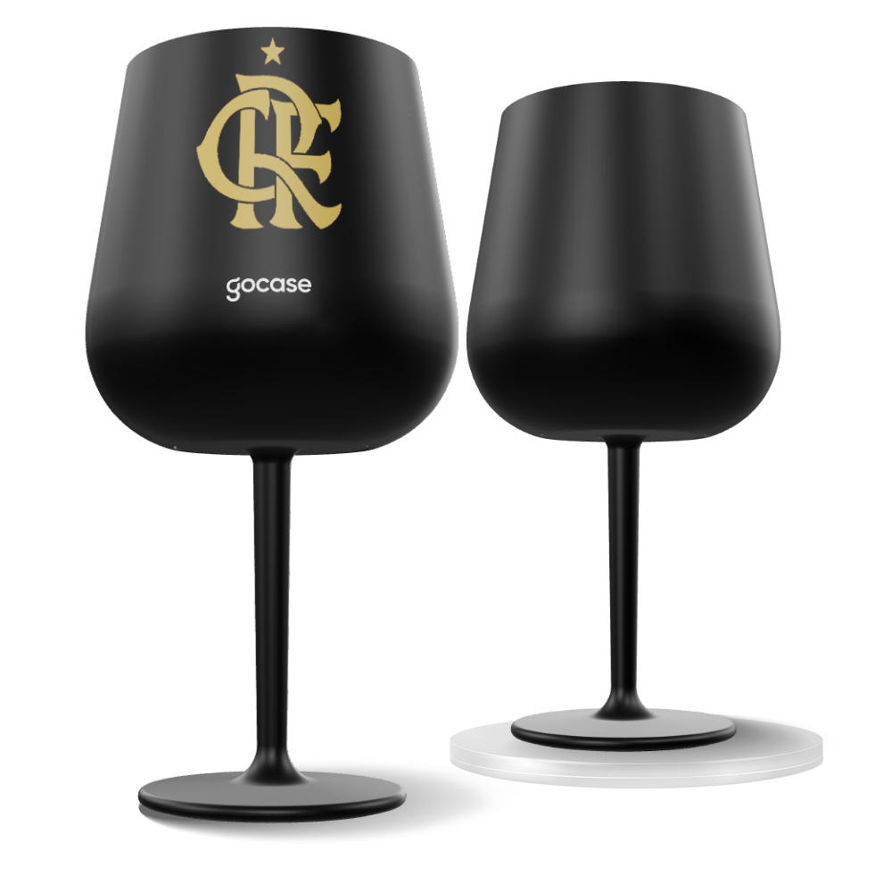 Taça Térmica Drink - Flamengo - Escudo Dourado