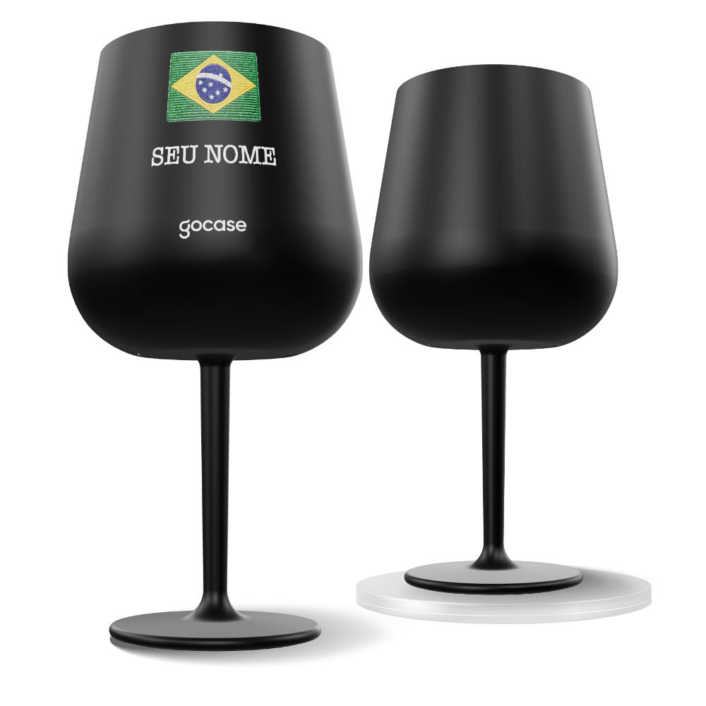 Taça Térmica Drink - Brasil Patch