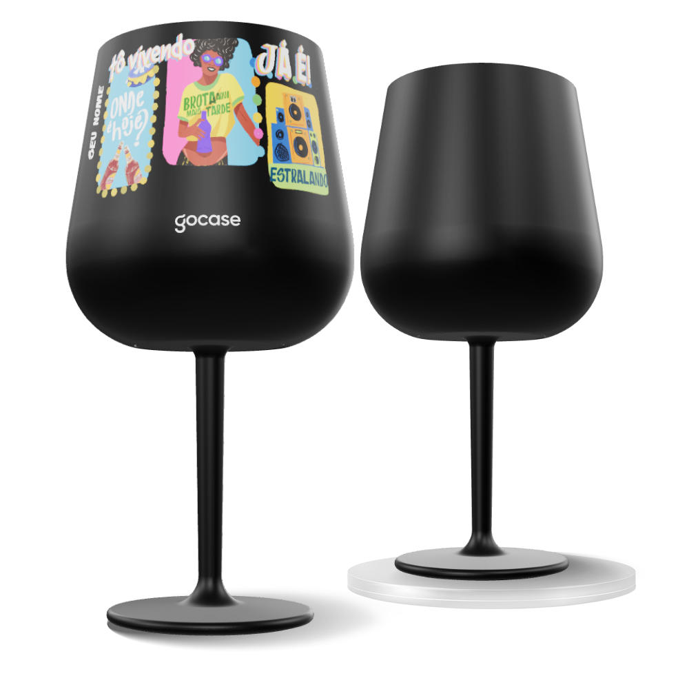 Taça Térmica Drink -  Tô Vivendo