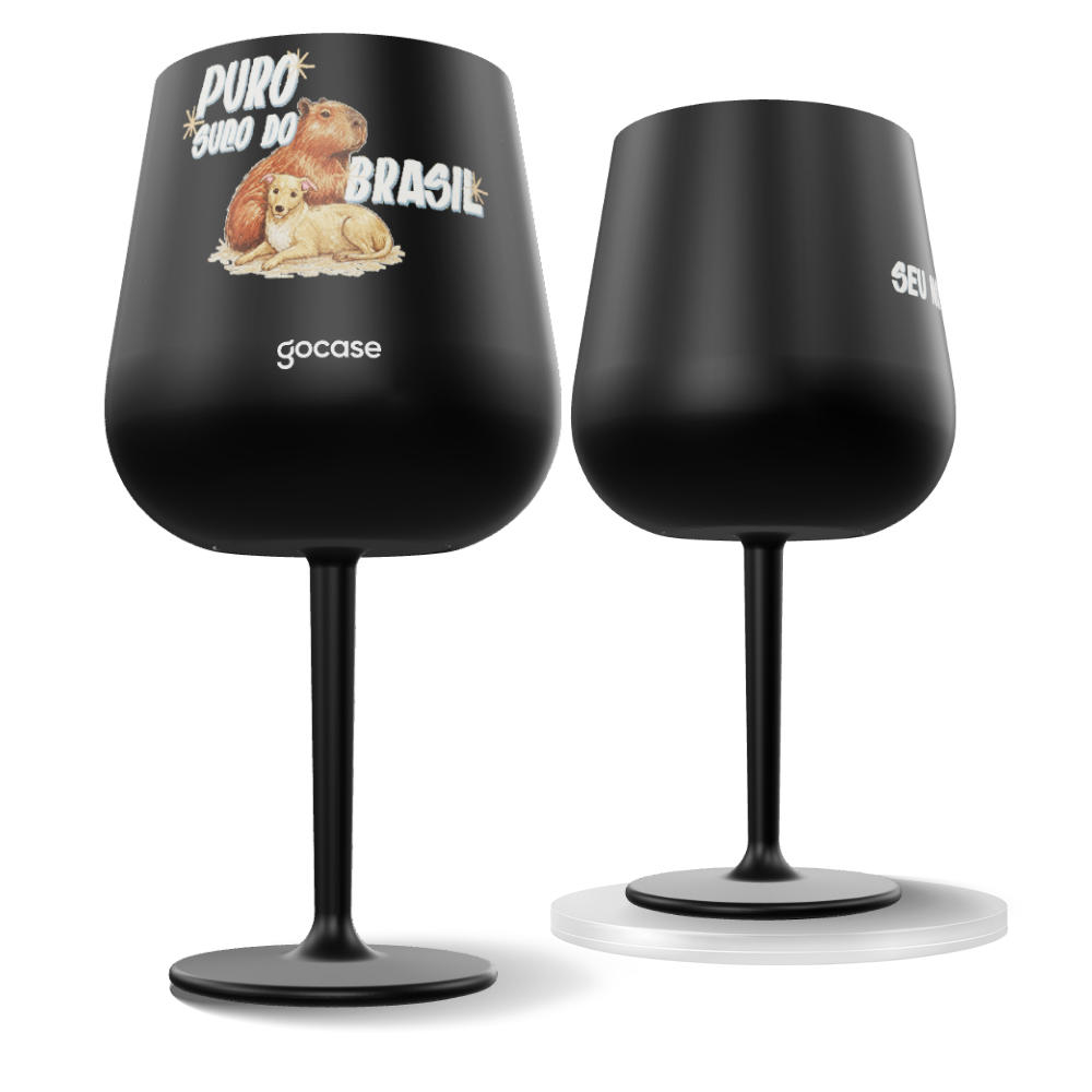 Taça Térmica Drink - Puro Suco do Brasil - Capivara e Caramelo