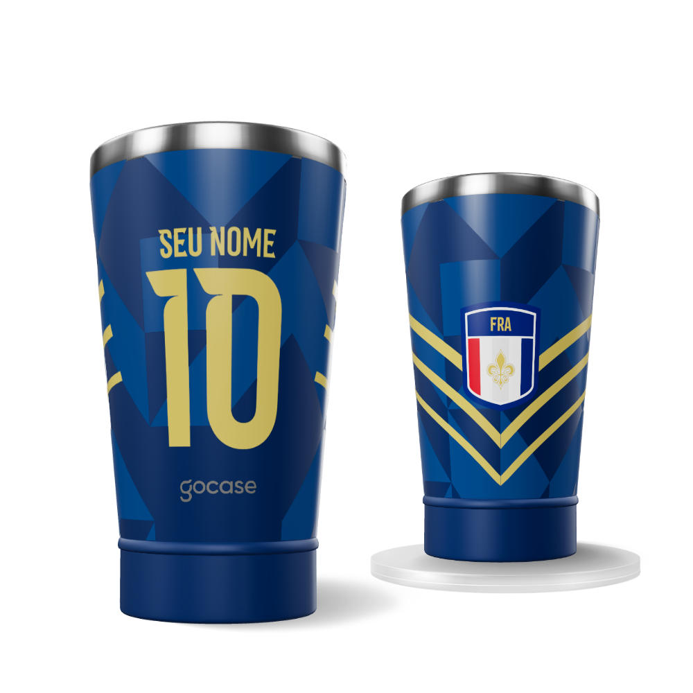 Copo Térmico Cerveja + Ebook - França - World Edition