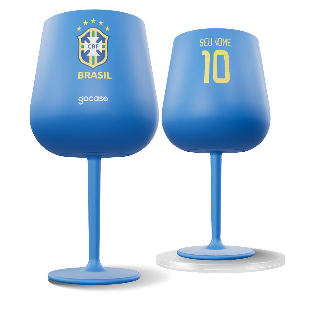 Taça Térmica Drink - CBF - Uniforme 2002 - Personalizado