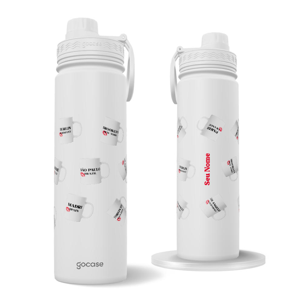 Garrafa Térmica Fresh + Ebook - Tour Mugs