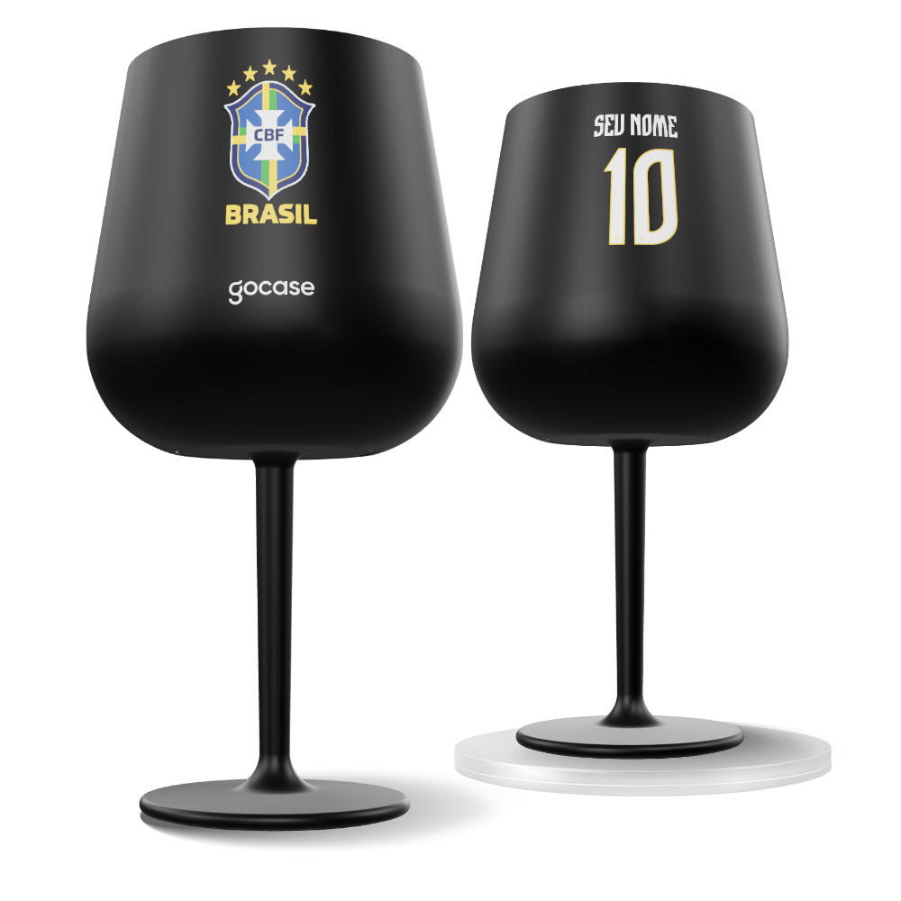 Taça Térmica Drink - CBF - Uniforme 01 Personalizado