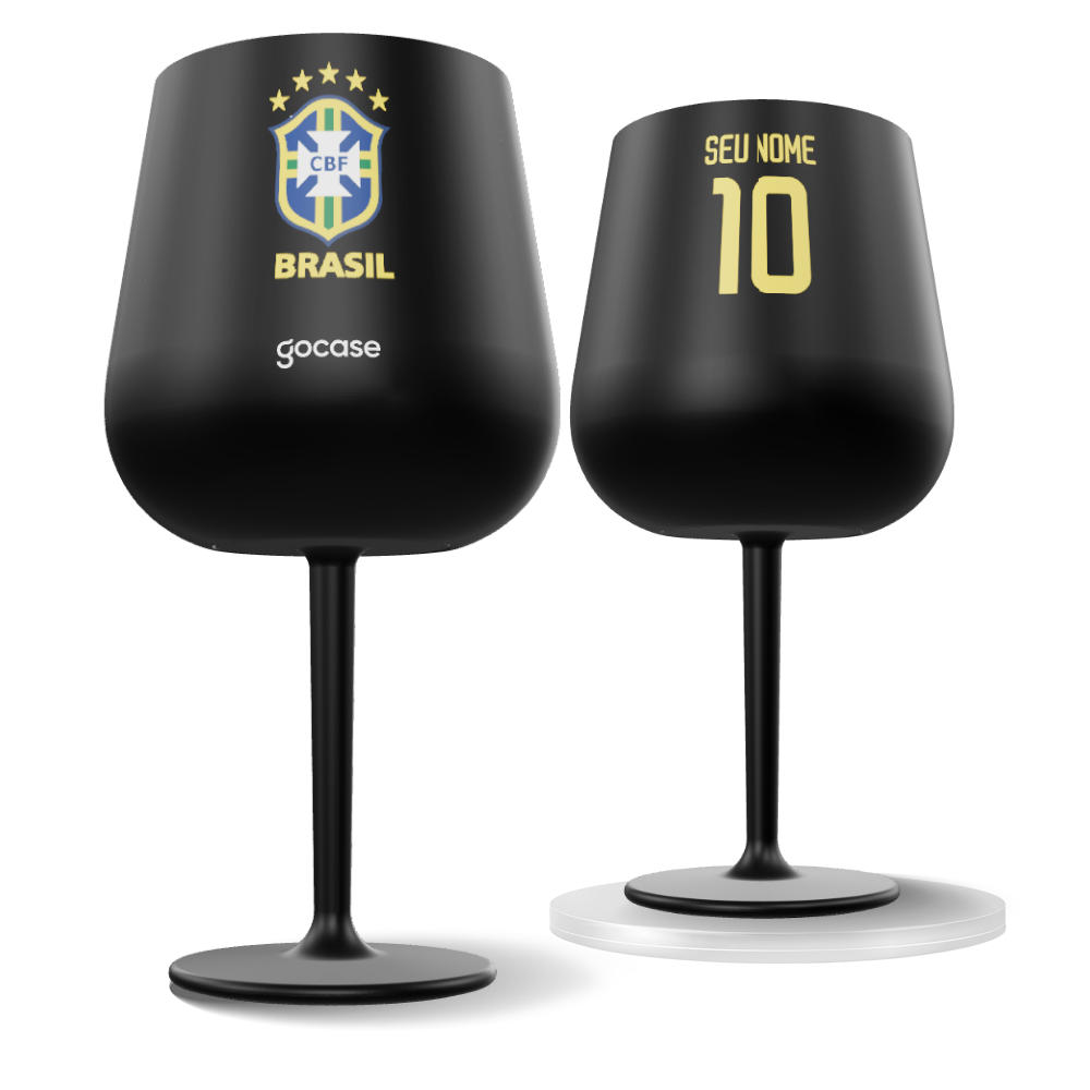 Taça Térmica Drink - CBF - Uniforme 2002 - Personalizado
