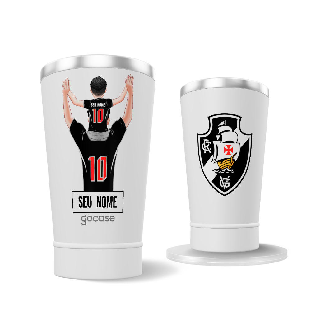 Copo Térmico Cerveja + Ebook - Vasco - Pai Torcedor 2026