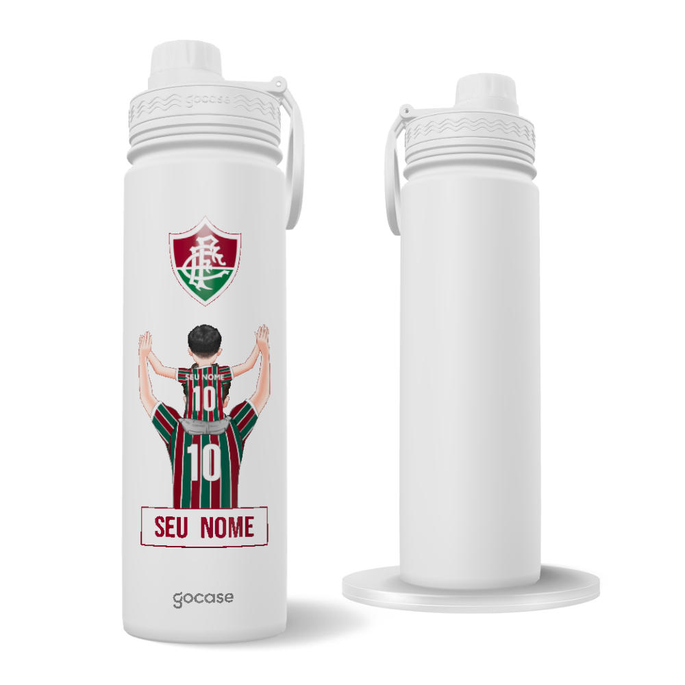 Garrafa Térmica Fresh + Ebook - Fluminense - Pai Torcedor 2026