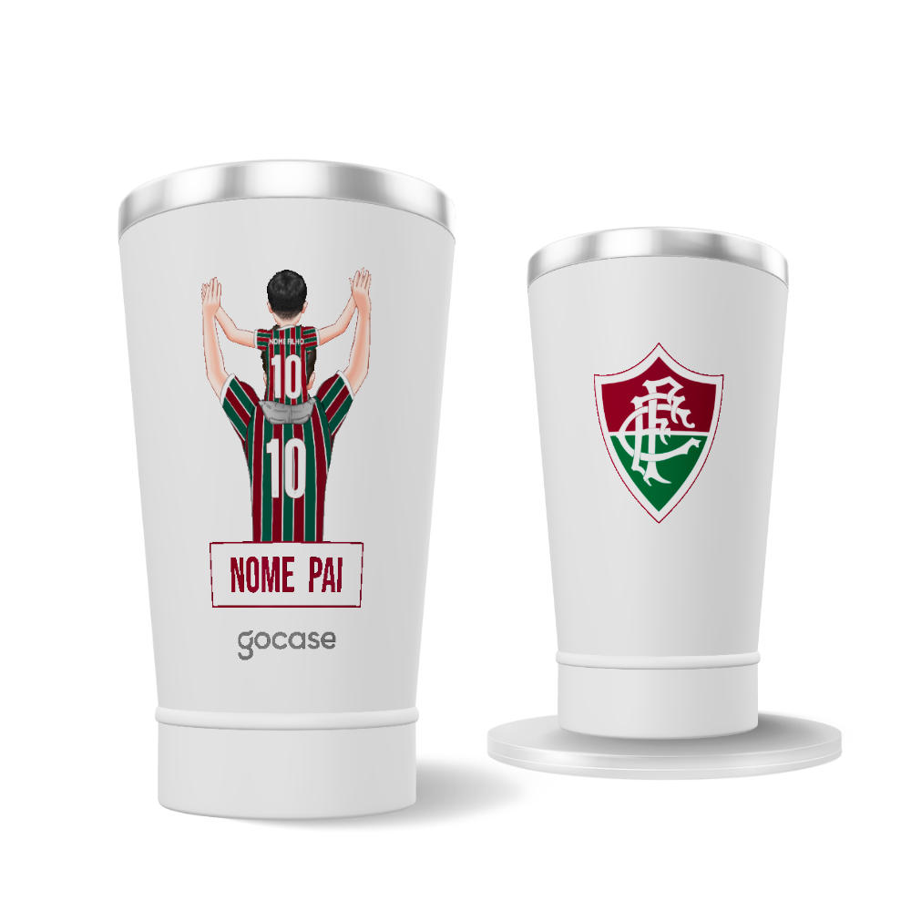 Copo Térmico Cerveja + Ebook - Fluminense - Pai Torcedor 2026