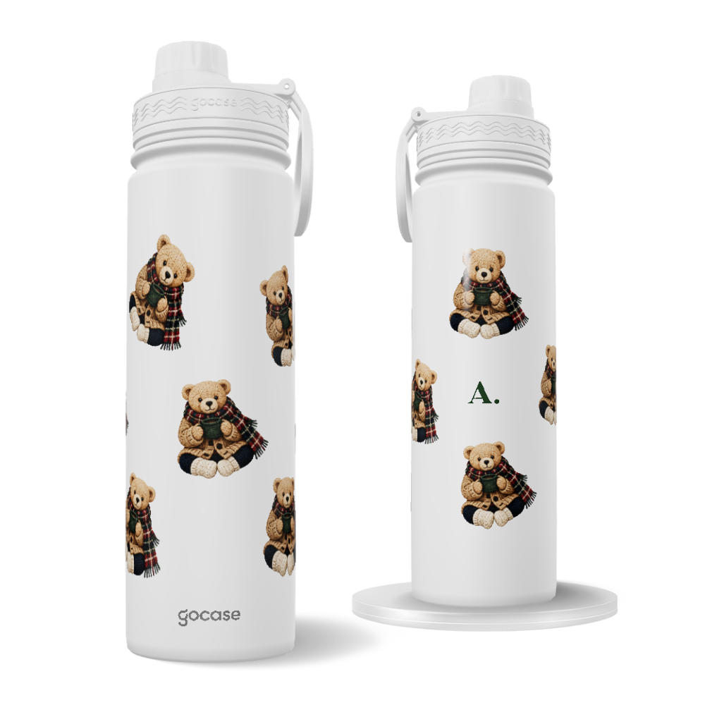 Garrafa Térmica Fresh + Ebook - Urso Comfy
