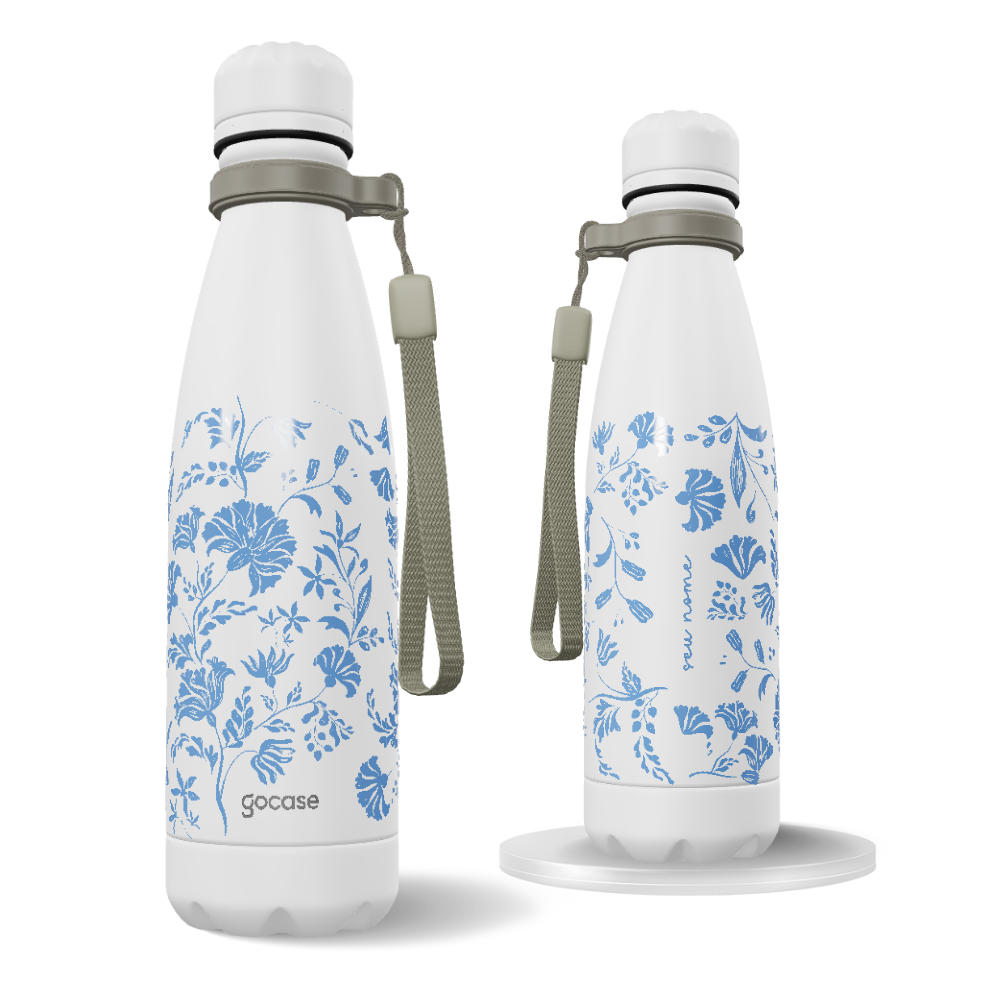 Garrafa Térmica Urban - Flores Delicadas Boho
