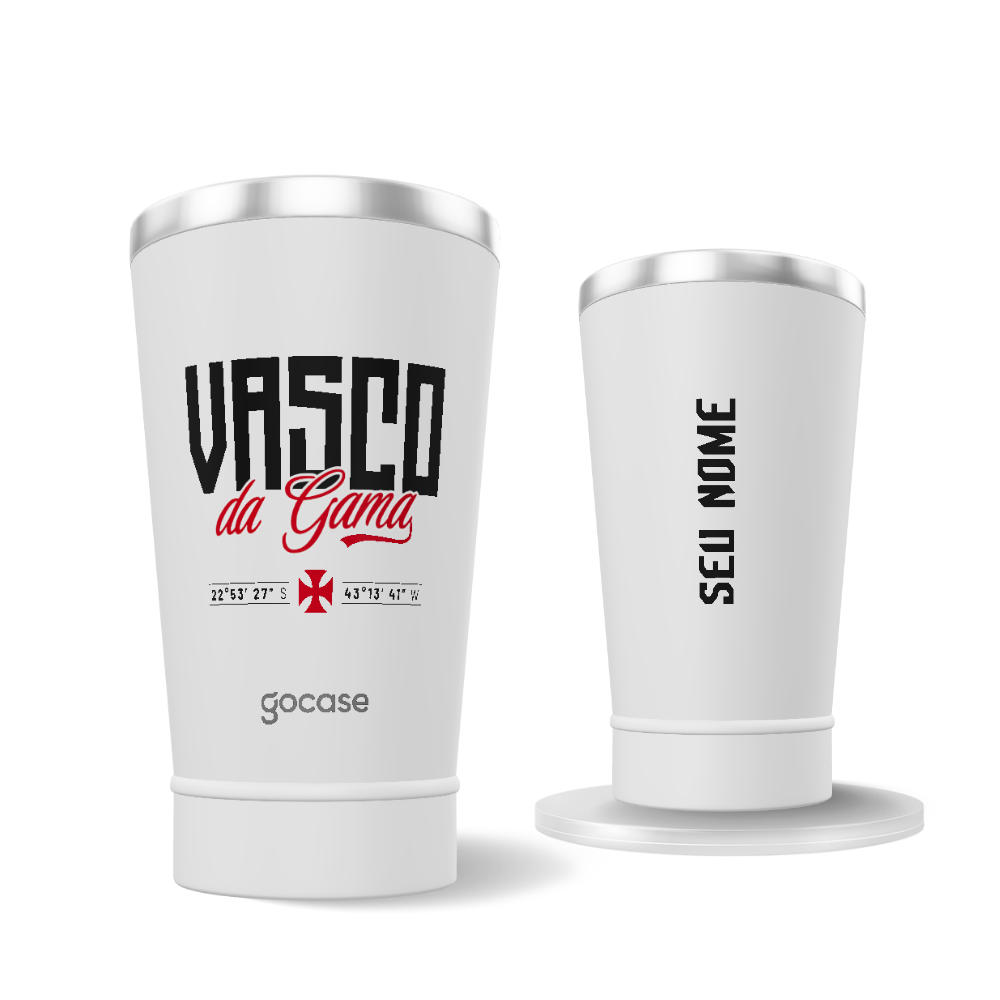 Copo Térmico Cerveja + Ebook - Vasco - Oversized