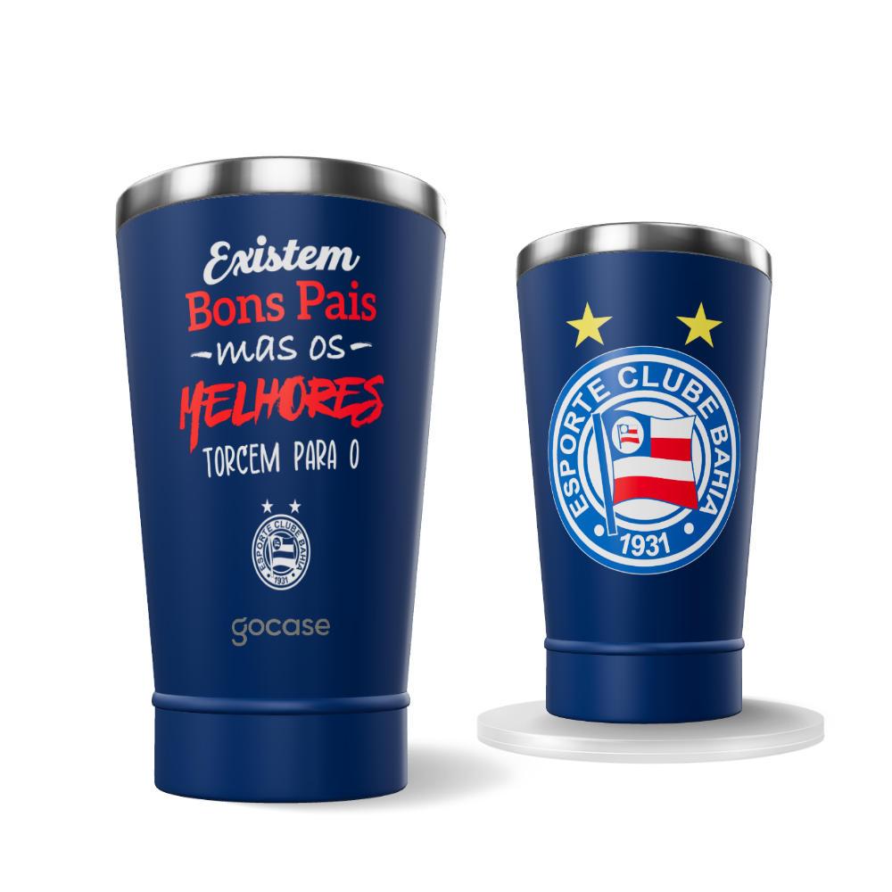 Copo Térmico Cerveja + Ebook - Bahia - Melhor pai