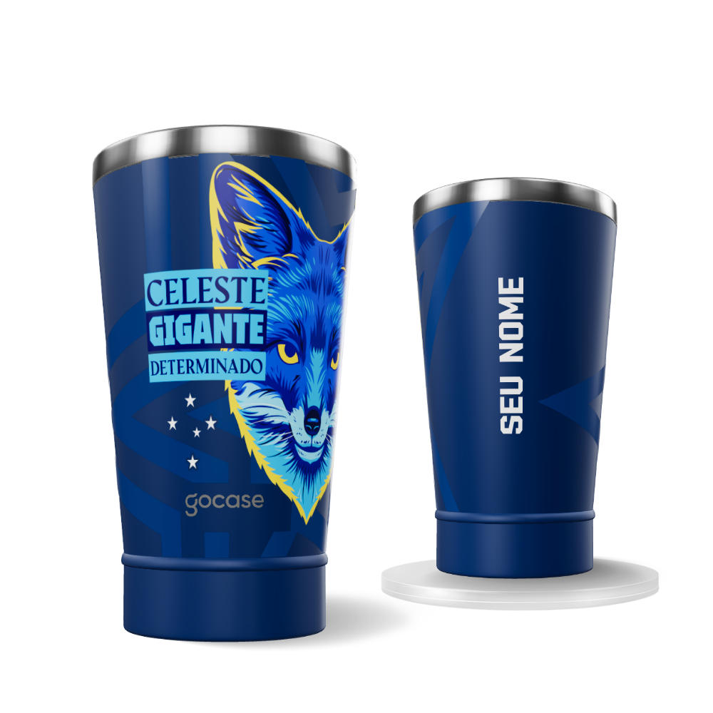 Copo Térmico Cerveja + Ebook - Cruzeiro - Raposa Celeste
