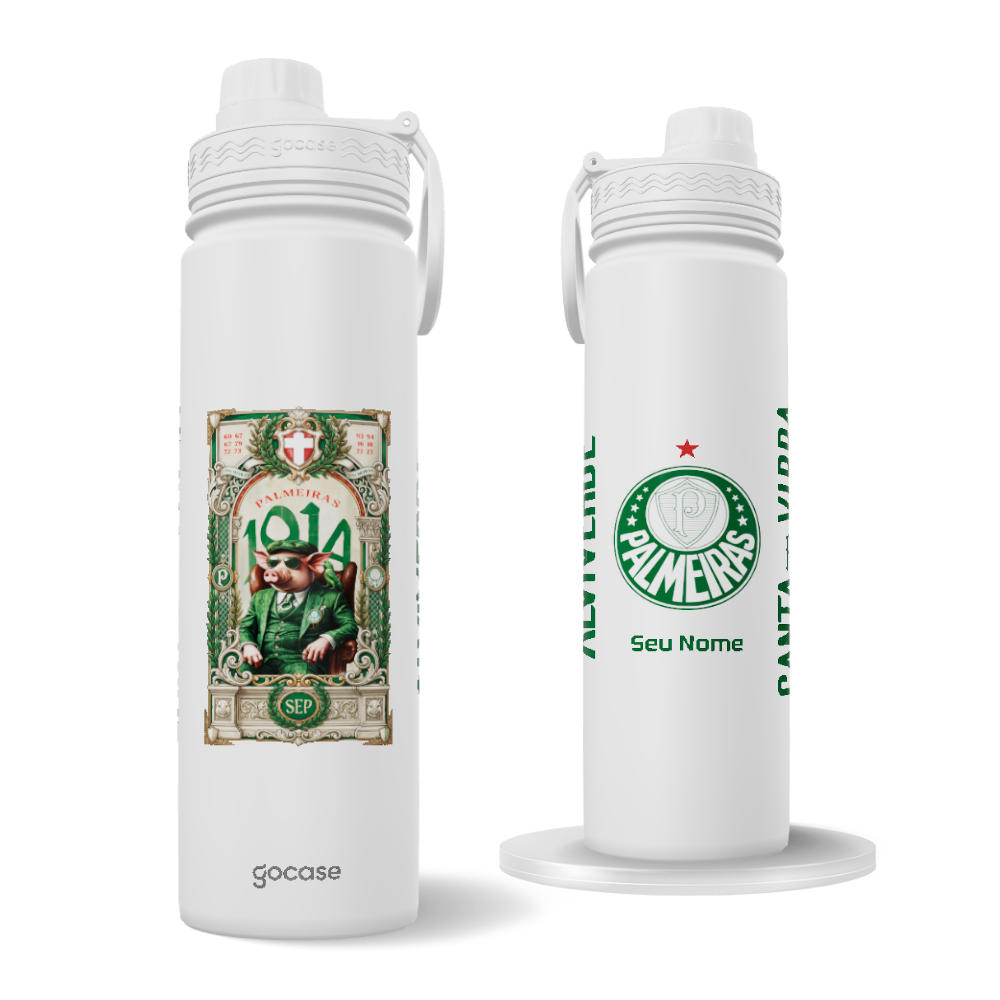 Garrafa Térmica Fresh - Palmeiras - Vintage Classic