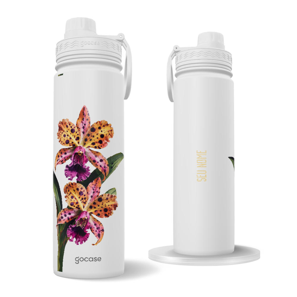 Garrafa Térmica Fresh + Ebook - Wild Orchid