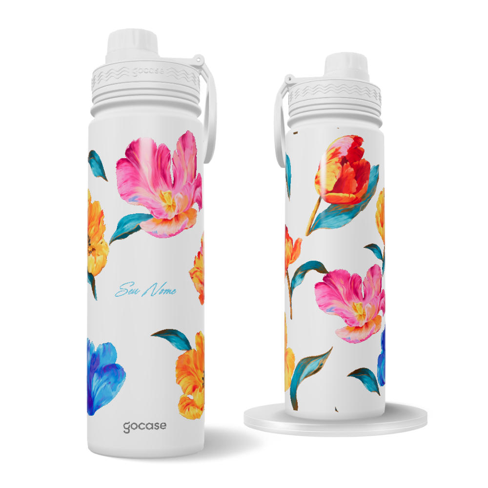 Garrafa Térmica Fresh + Ebook - Vivid Garden