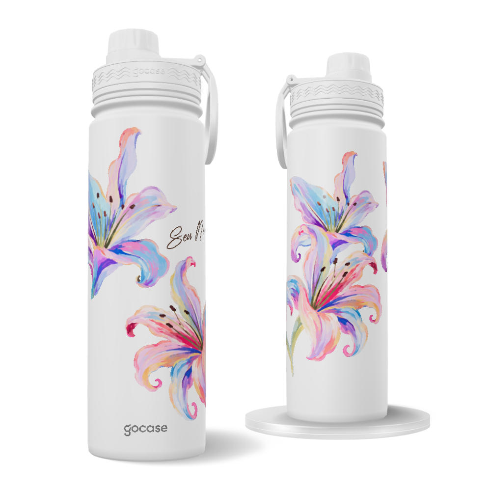 Garrafa Térmica Fresh - Maxi Lírios