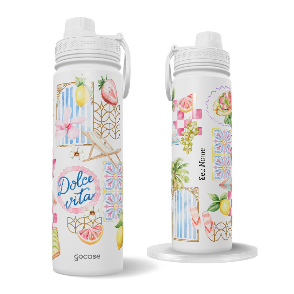 Garrafa Térmica Fresh + Ebook - Girly Eurosummer