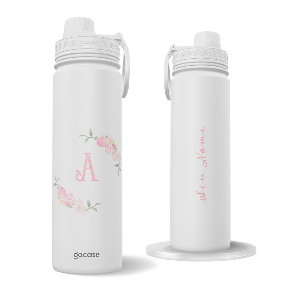 Garrafa Térmica Fresh - Inicial Arco Floral