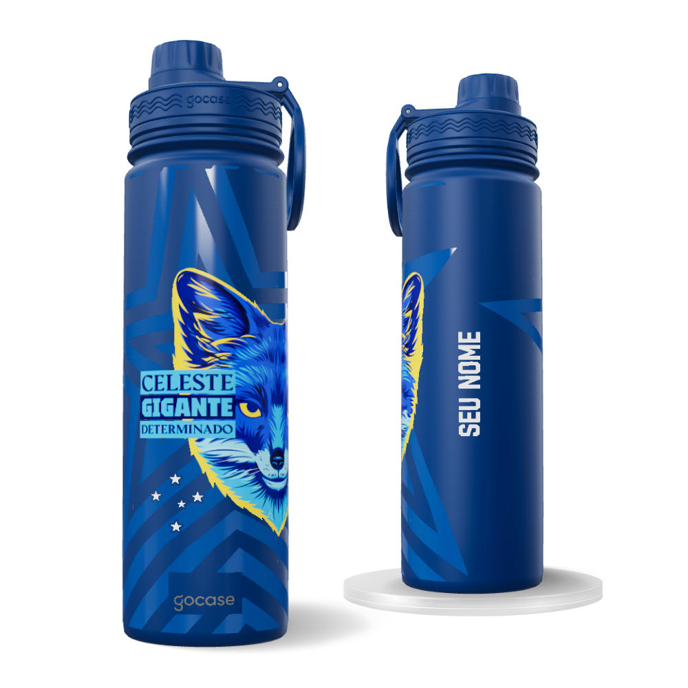 Garrafa Térmica Fresh + Ebook - Cruzeiro - Raposa Celeste
