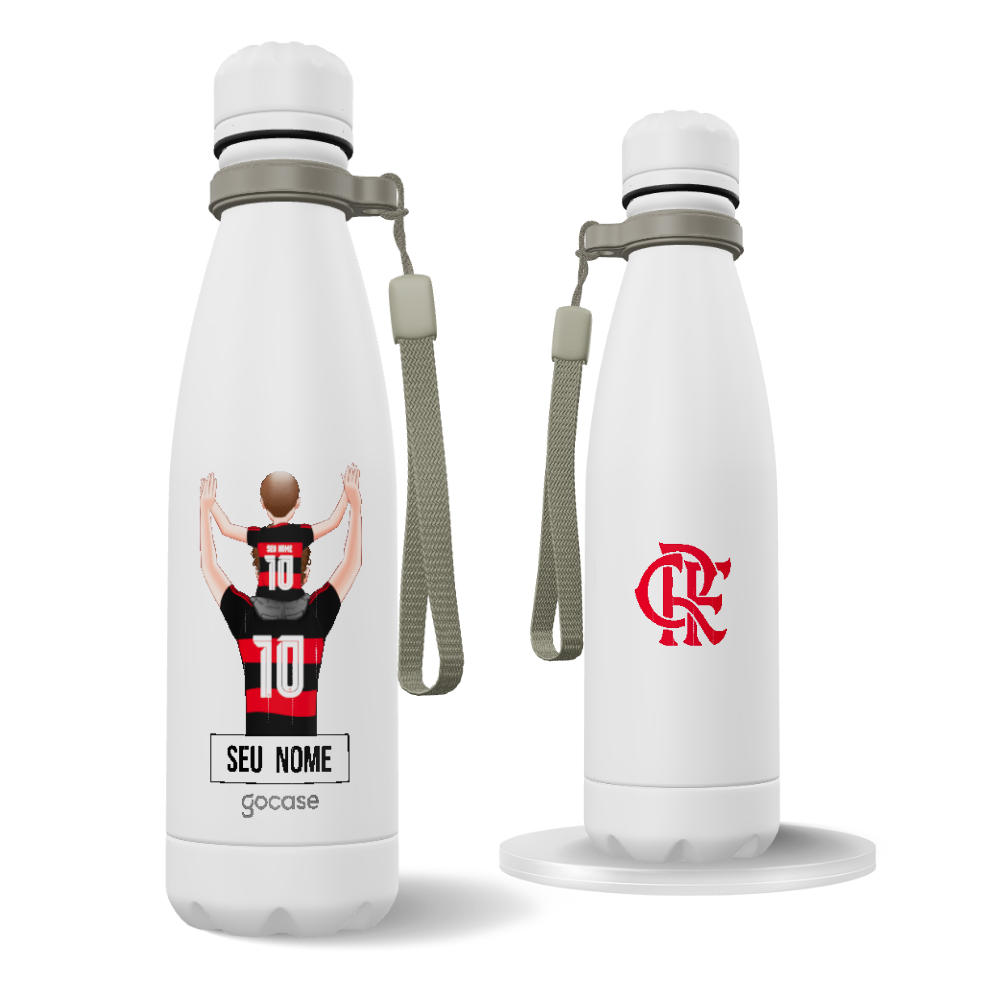 Garrafa Térmica Urban + Ebook - Flamengo - Pai Torcedor 2026