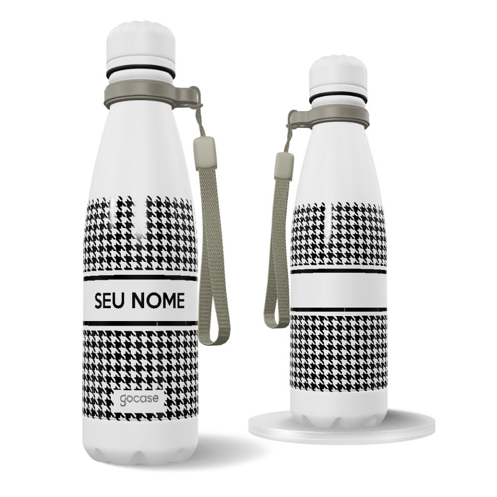 Garrafa Térmica Urban + Ebook - Houndstooth em Faixa