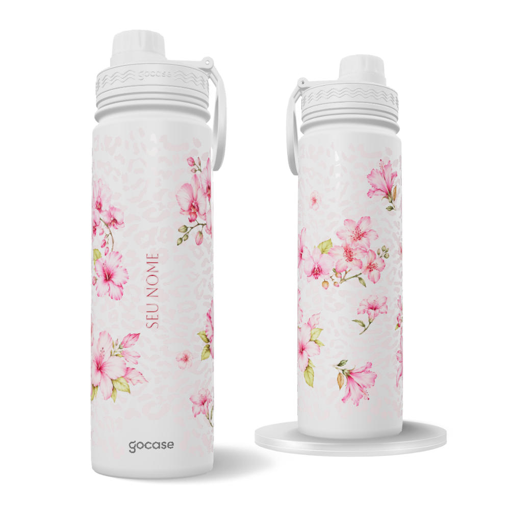 Garrafa Térmica Fresh + Ebook - Wild Bloom