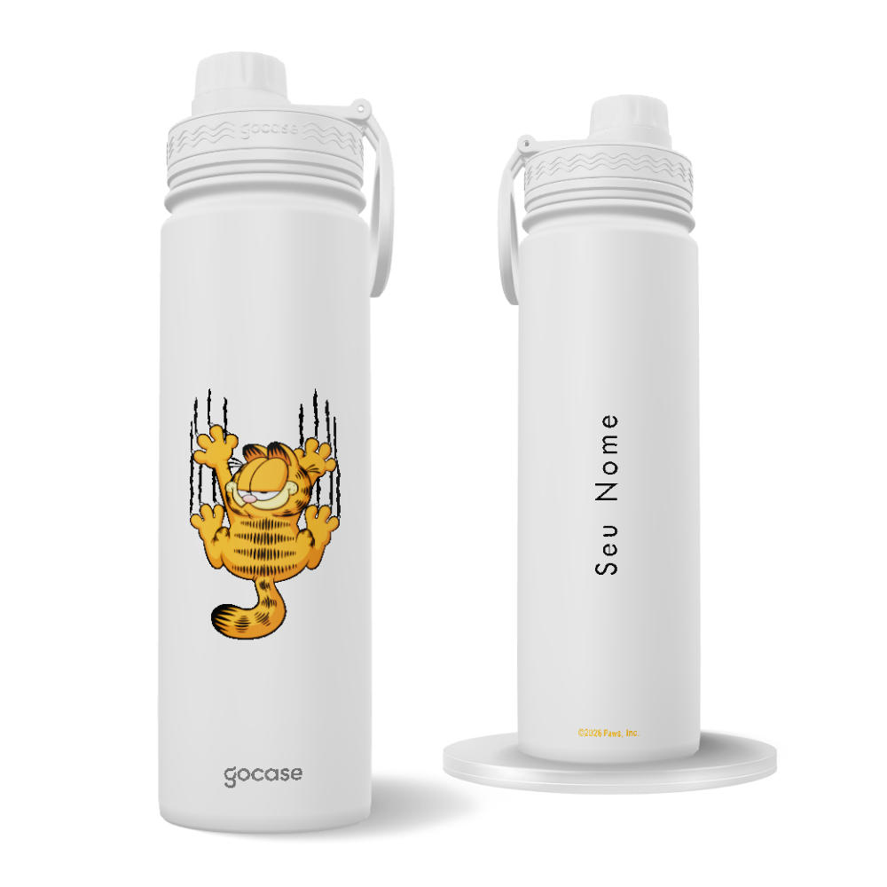 Garrafa Térmica Fresh + Ebook - Garfield em Ação
