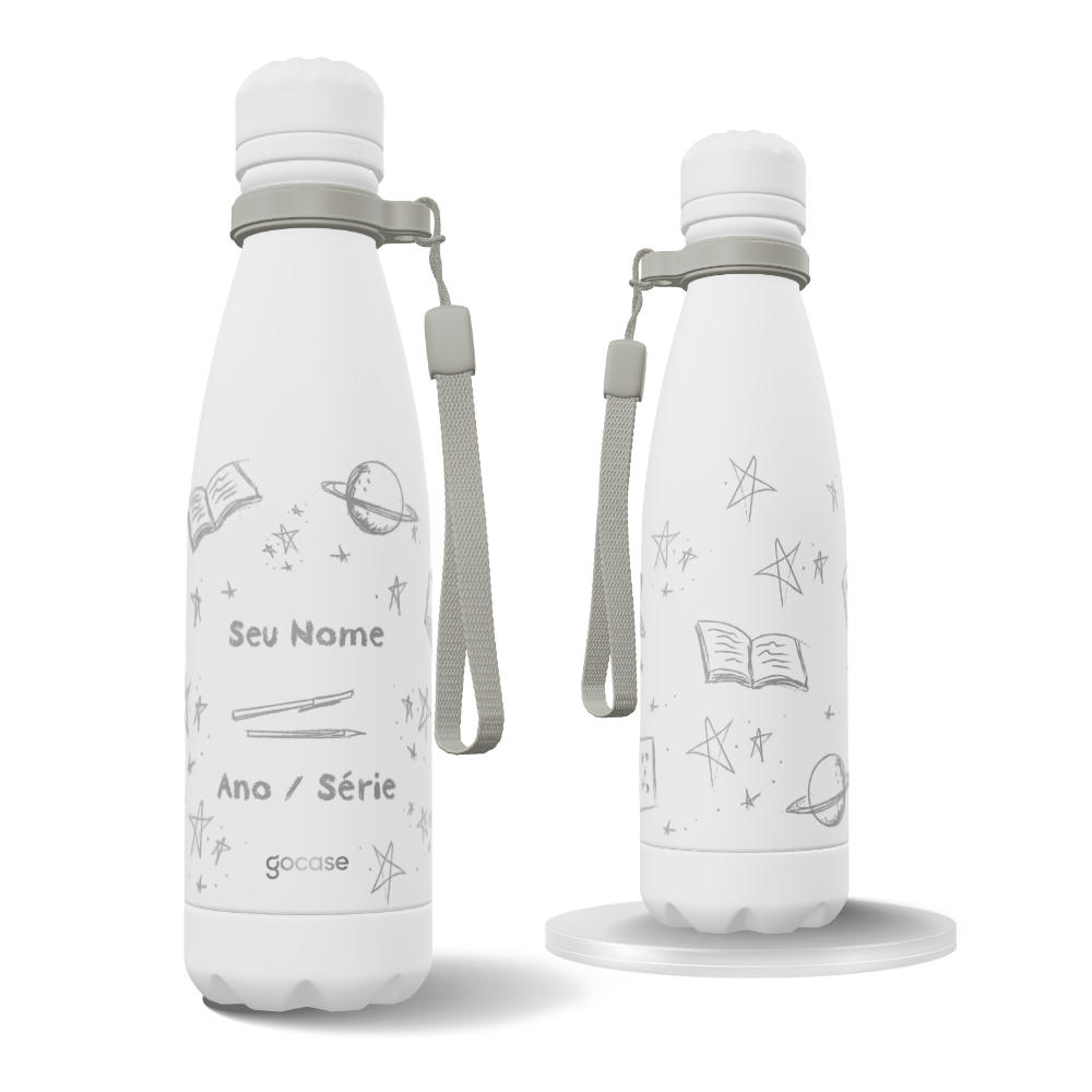 Garrafa Térmica Urban + Ebook - Estudos Giz