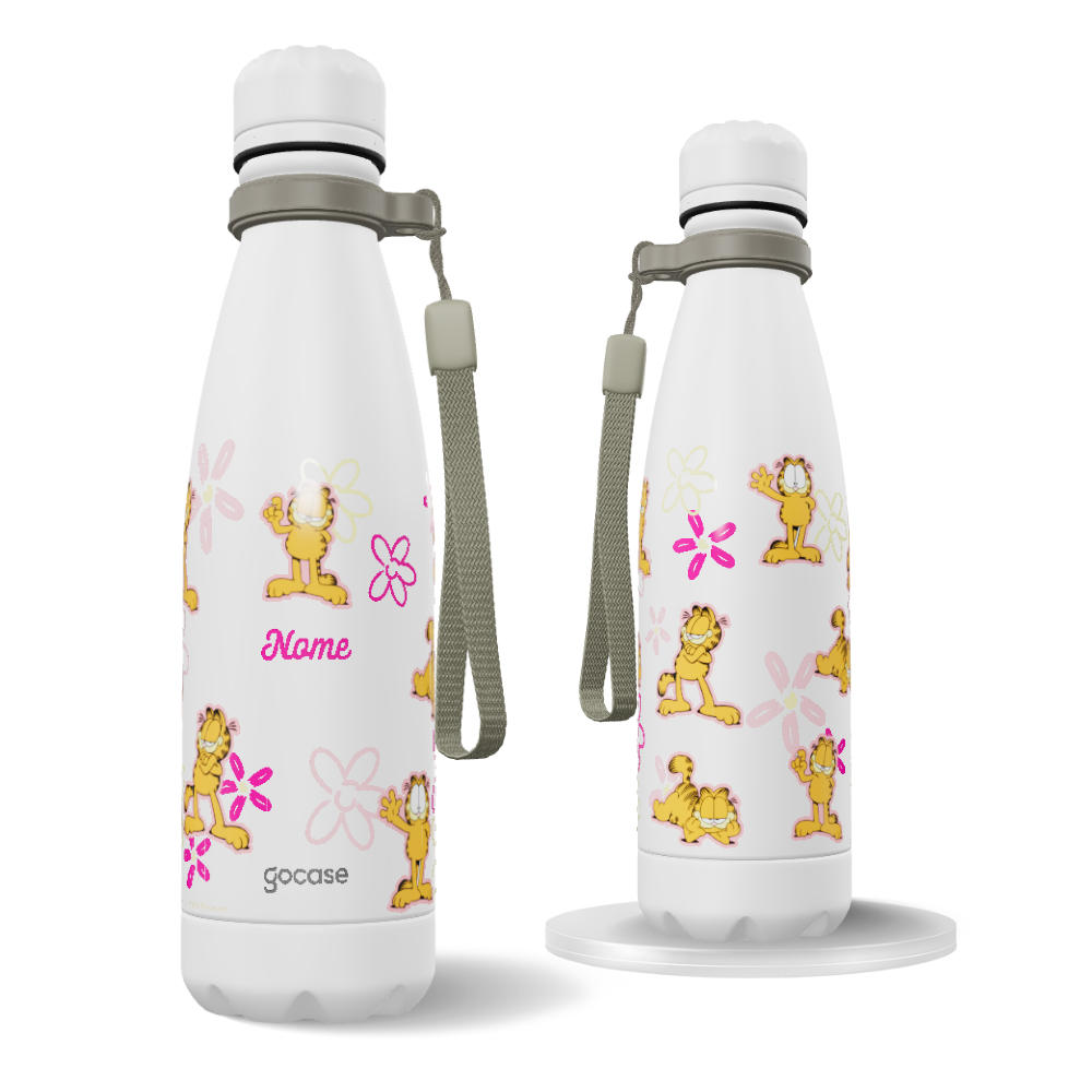 Garrafa Térmica Urban -  Garfield Floral Pop