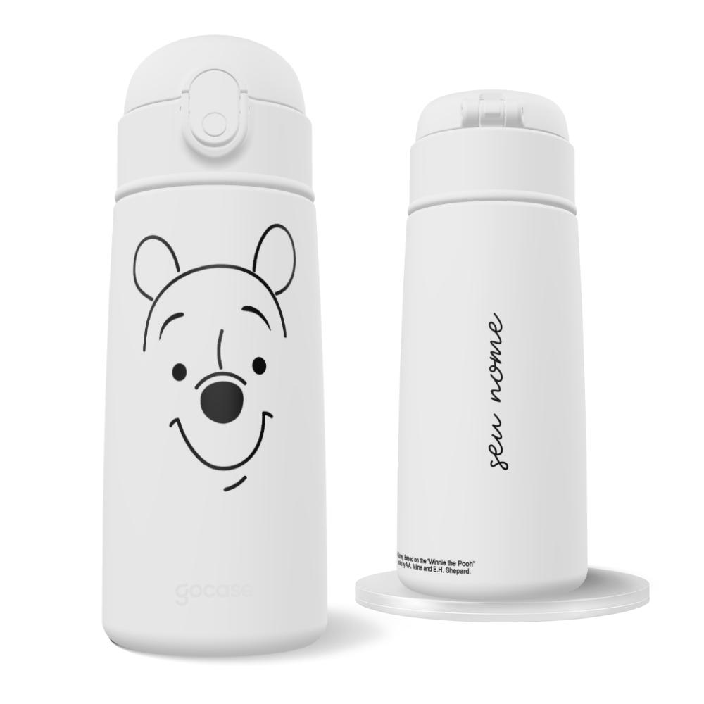 Garrafa Térmica Fun + Ebook - Ursinho Pooh Minimalista