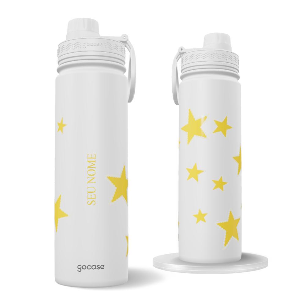Garrafa Térmica Fresh + Ebook - Estrelas de Pérola