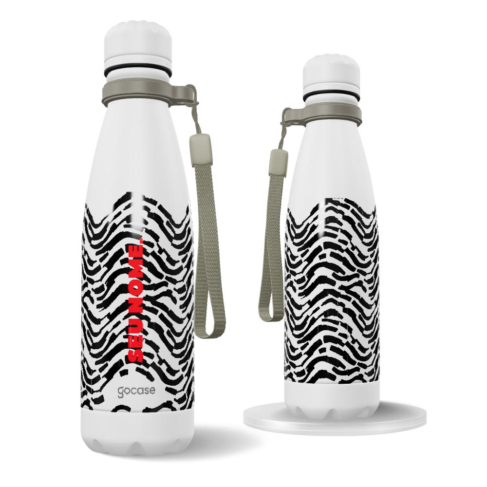 Garrafa Térmica Urban -  	Zebra com Nome