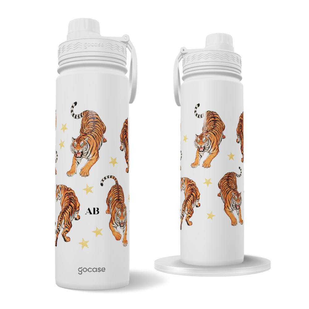 Garrafa Térmica Fresh + Ebook - Tiger Bling Cravejado