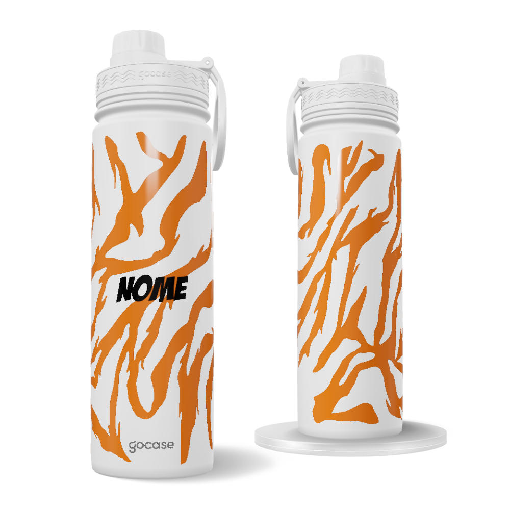 Garrafa Térmica Fresh - Tiger Animal Print