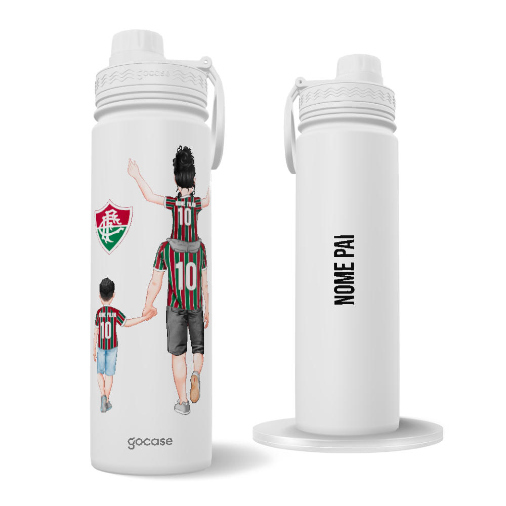 Garrafa Térmica Fresh - Fluminense - Pai e Filhos(as) Tricolor  2026