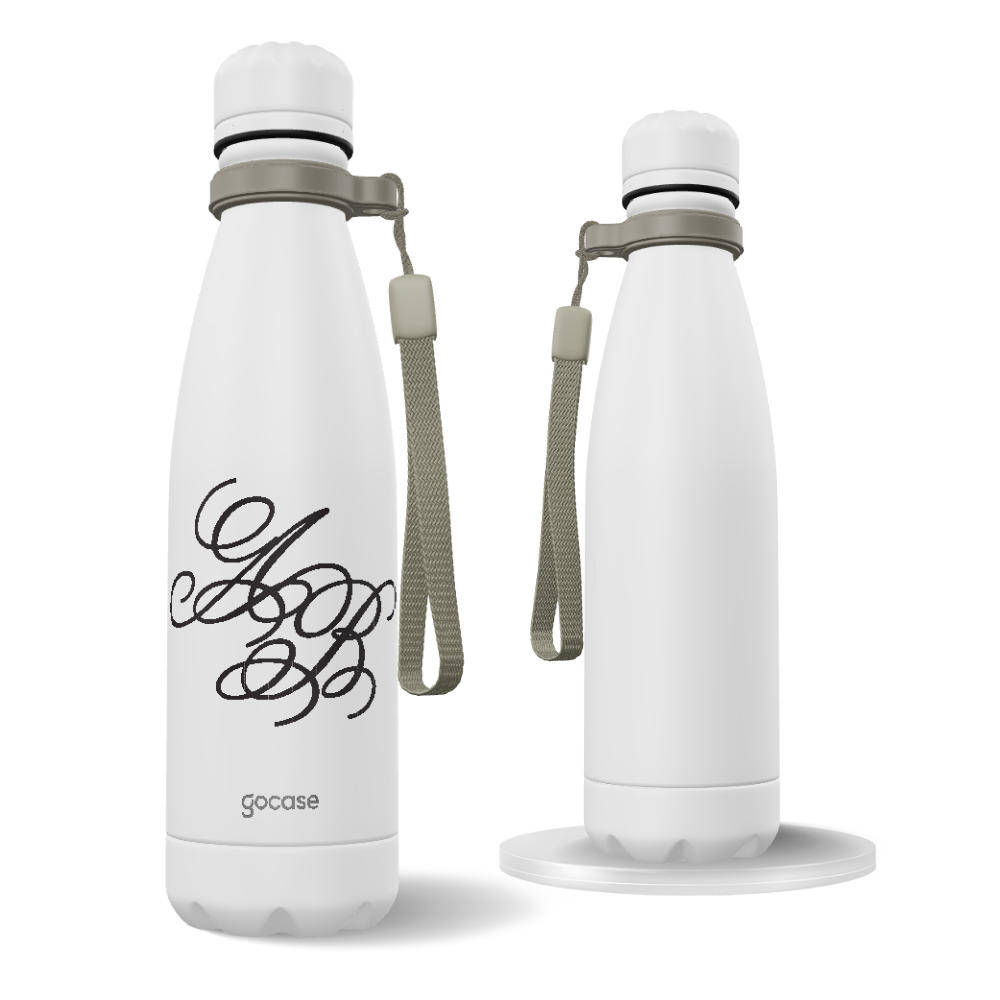Garrafa Térmica Urban + Ebook - Elegant Monogram