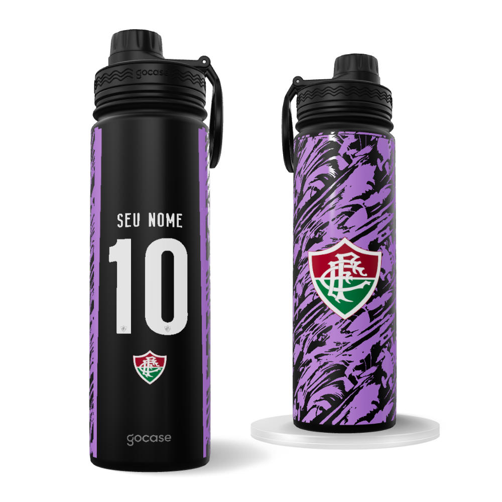 Garrafa Térmica Fresh + Ebook - Fluminense - Uniforme Goleiro 2026