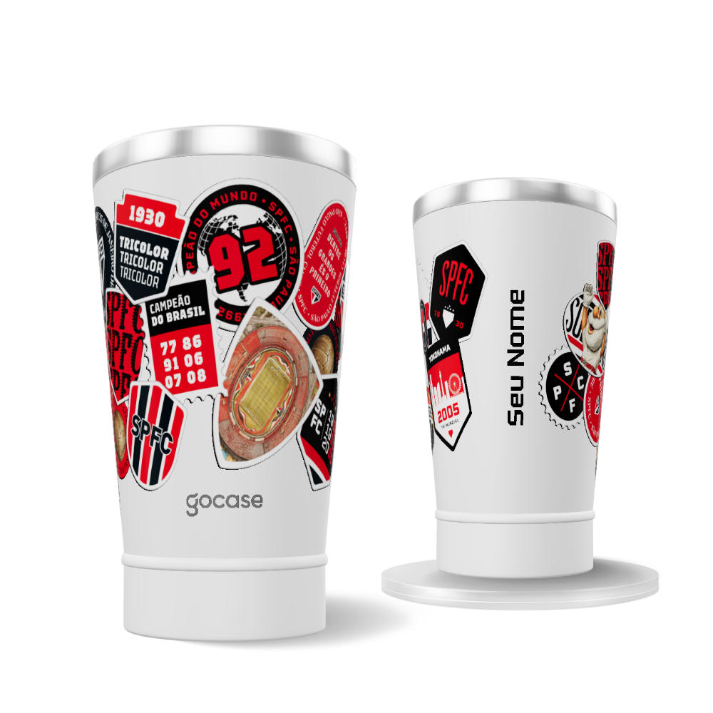 Copo Térmico Cerveja - São Paulo - Souvenir Stamps