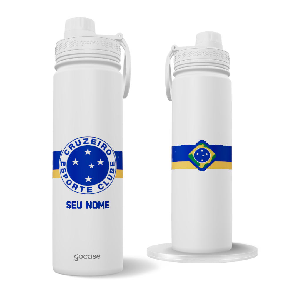 Garrafa Térmica Fresh + Ebook - Cruzeiro - Uniforme 3 - 2026