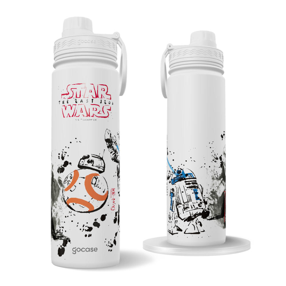 Garrafa Térmica Fresh + Ebook - Star Wars Watercolor