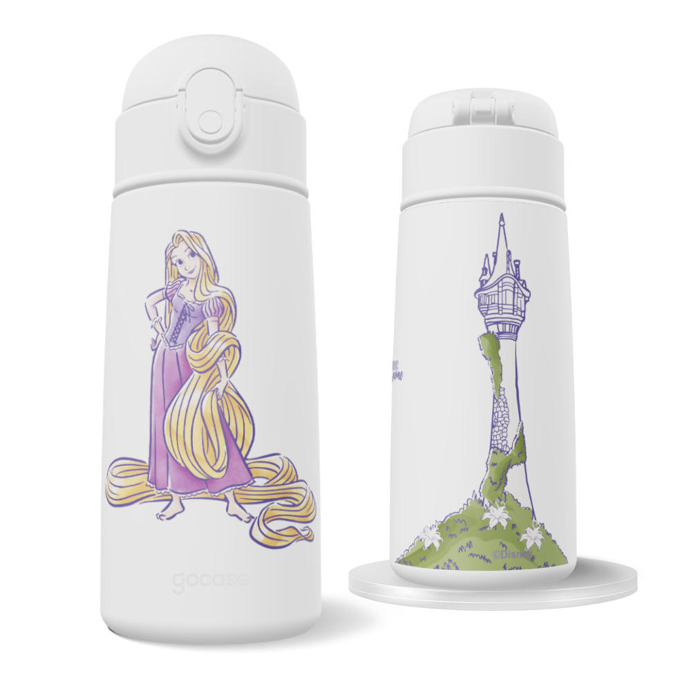 Garrafa Térmica Fun + Ebook - Reino da Rapunzel