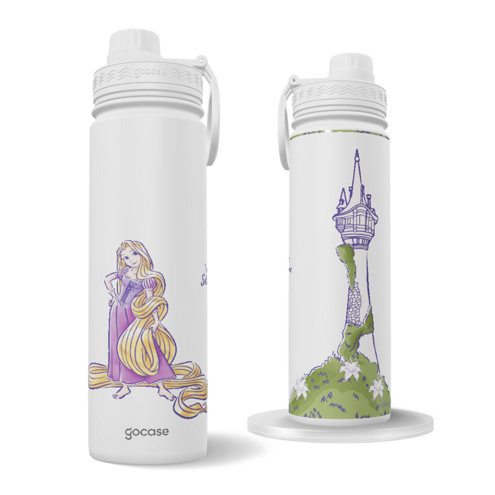 Garrafa Térmica Fresh + Ebook - Reino da Rapunzel