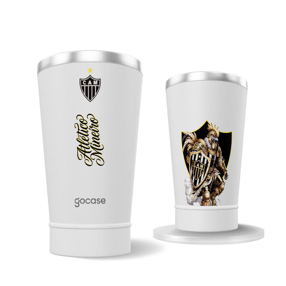 Copo Térmico Cerveja + Ebook - Atético Mineiro - Galo Legado Histórico