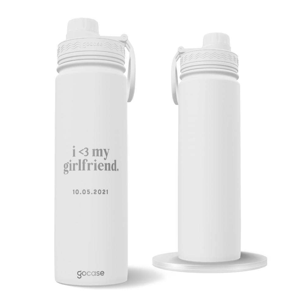 Garrafa Térmica Fresh + Ebook - I Love My Girlfriend