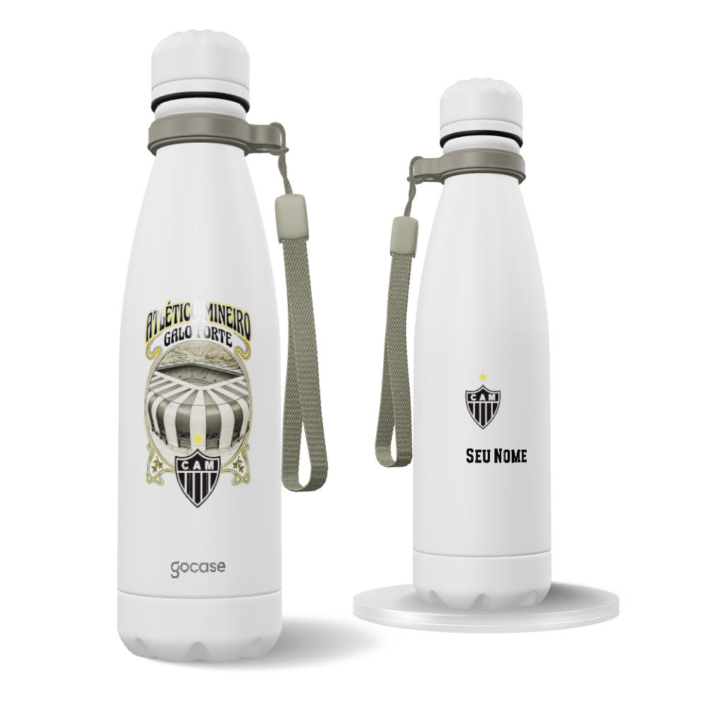 Garrafa Térmica Urban + Ebook - Atlético Mineiro - Galo Raízes Imortais