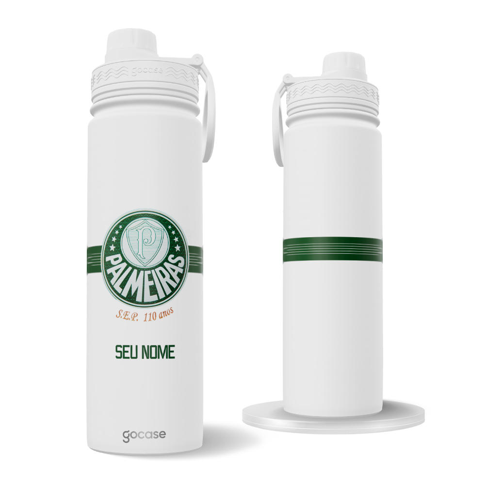 Garrafa Térmica Fresh + Ebook - Palmeiras - Uniforme 1 2024